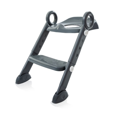 Asiento con Escalera para Inodoro Gris