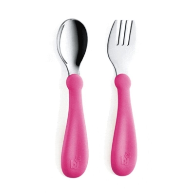 Set de Cubiertos con Metal Rosado