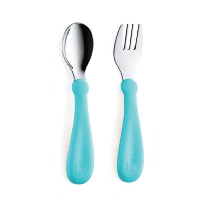Set de Cubiertos con Metal Celeste