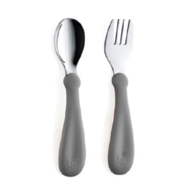 Set de Cubiertos con Metal Gris