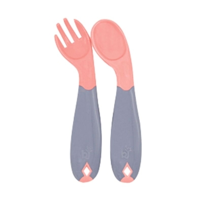 Set de Cubiertos Angulados Rosado