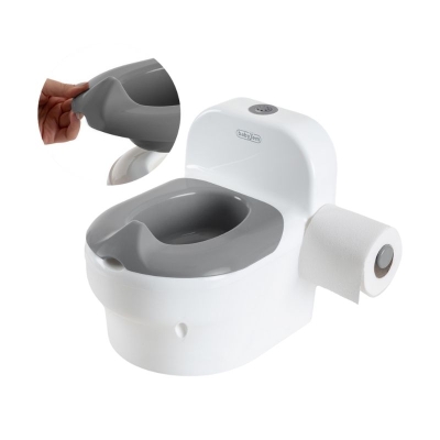 Inodoro Entrenador con Sonido Gris