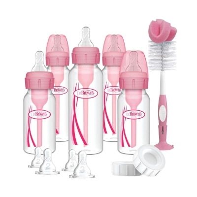 Biberones Options Dr. Browns Rosado 5 Piezas