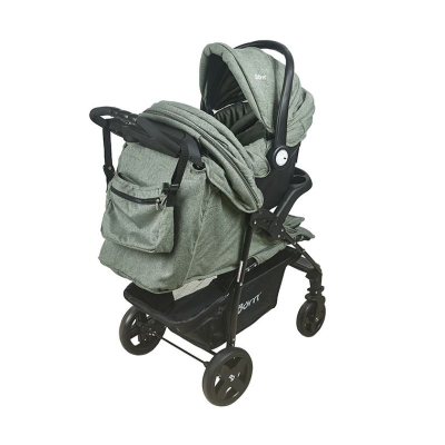 Coche con Pañalera Kole Verde