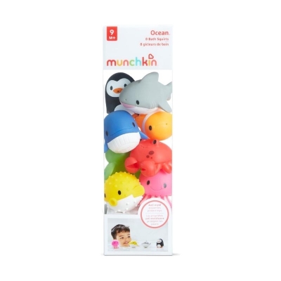 Set de Juguetes para Baño Marino 8 Piezas