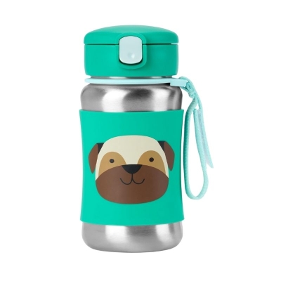 Botella Zoo Perro Pug Aluminio