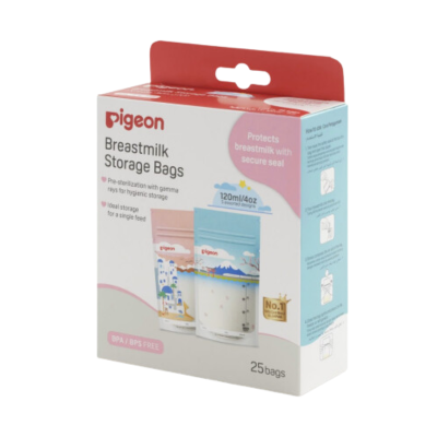 Bolsas para Almacenar Leche Materna 25 Unidades 4 Oz