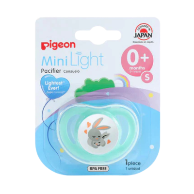 Chupete Mini Light Conejo Celeste