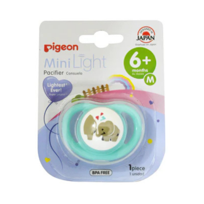 Chupete Mini Light Elefante Celeste