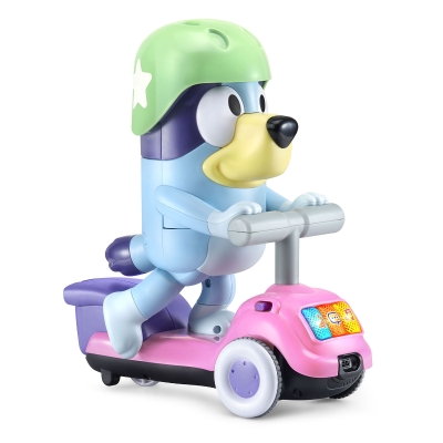 Bluey Figura Moto Scooter Interactiva
