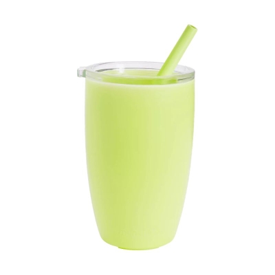 Vaso con Sorbete Simple Clean Verde 10 Oz
