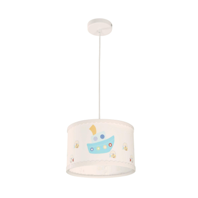 Lámpara Colgante Kiddy Barco Blanca