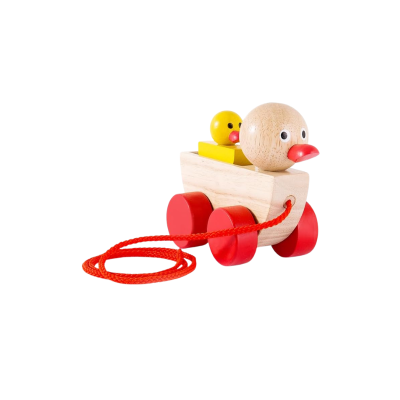 Juguete de Arrastre Pato y Patito Bigjig Toys 12M+