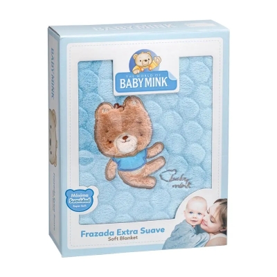 Frazada Osito Baby Mink