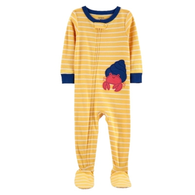 Pijama De Rayas Amarilla Para Niño Carter's