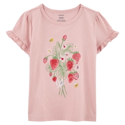Camiseta Para Niña Fresas Carter´s