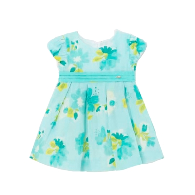 Vestido Floral Aqua Mayoral