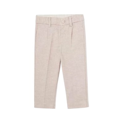 Pantalón Lino Crema