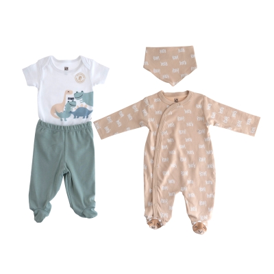 Pijama para Niño Dinosaurios Set de Regalo B4baby