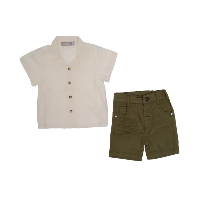 Conjunto Para Niño Verde 2 Piezas