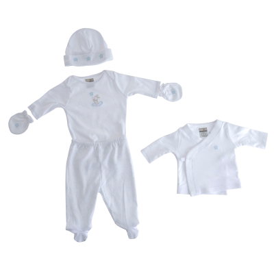 Set de Regalo Pijama  Blanca 5 Piezas Miori