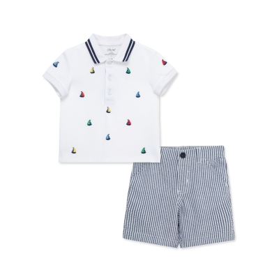 Conjunto para Niño Blanco Little Me