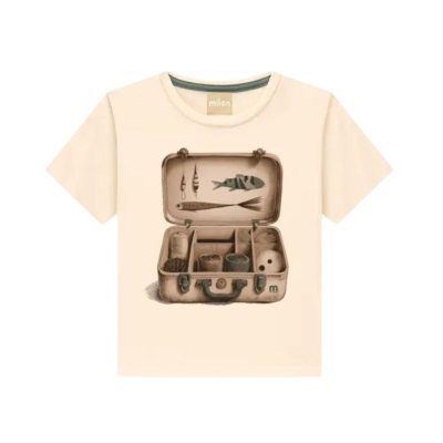 Camiseta Manga Corta Bebé Niño Milon 18 a 36M