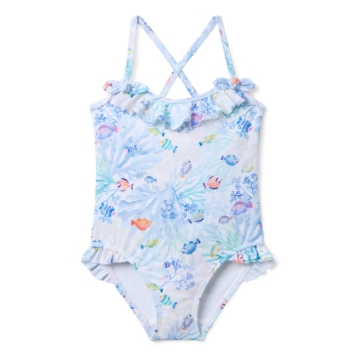 Traje de Baño Enterizo Estampado Marino para Niña Janie and Jack