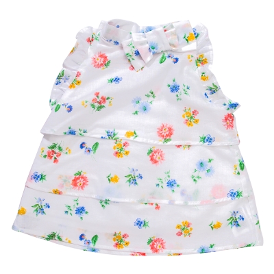 Blusa Estampada de Flores Sin Mangas