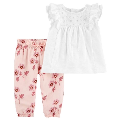 Carter's Conjunto Flores Rosadas