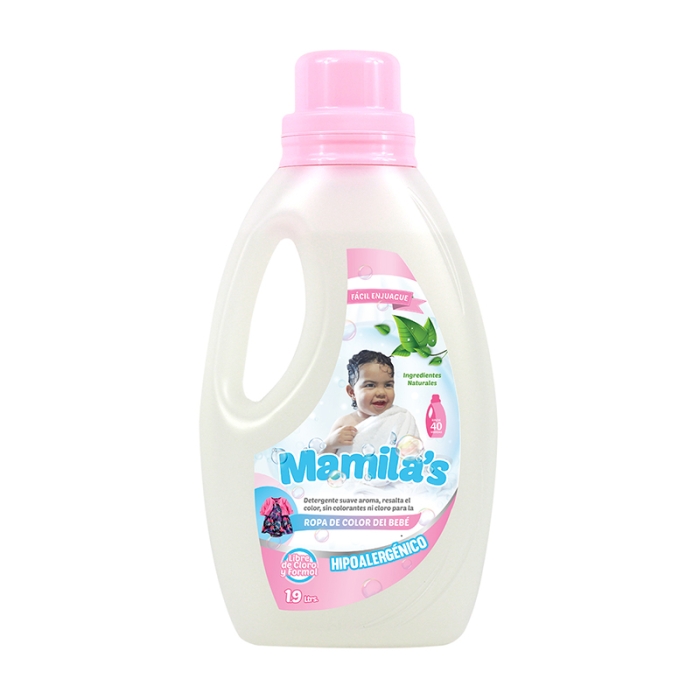 Detergente Para Ropa De Color Del Bebé Mamilas 1.9 Lt