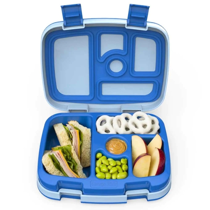 Bento Lunch azul + contenedor para comida caliente 🍲 Q410